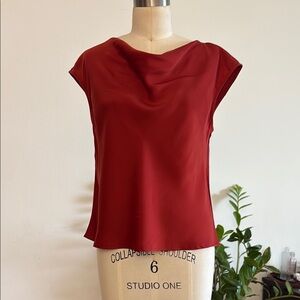 Banana Republic Red Cap Sleeve Top NWOT